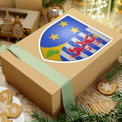 Schengen Coat of Arms (Luxembourg) (Coat of Arms) STICKER Vinyl Kiss-Cut Decal - The Sticker Space