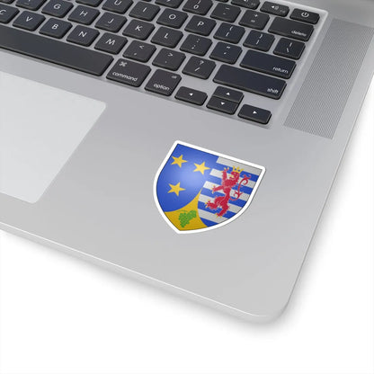 Schengen Coat of Arms (Luxembourg) (Coat of Arms) STICKER Vinyl Kiss-Cut Decal - The Sticker Space