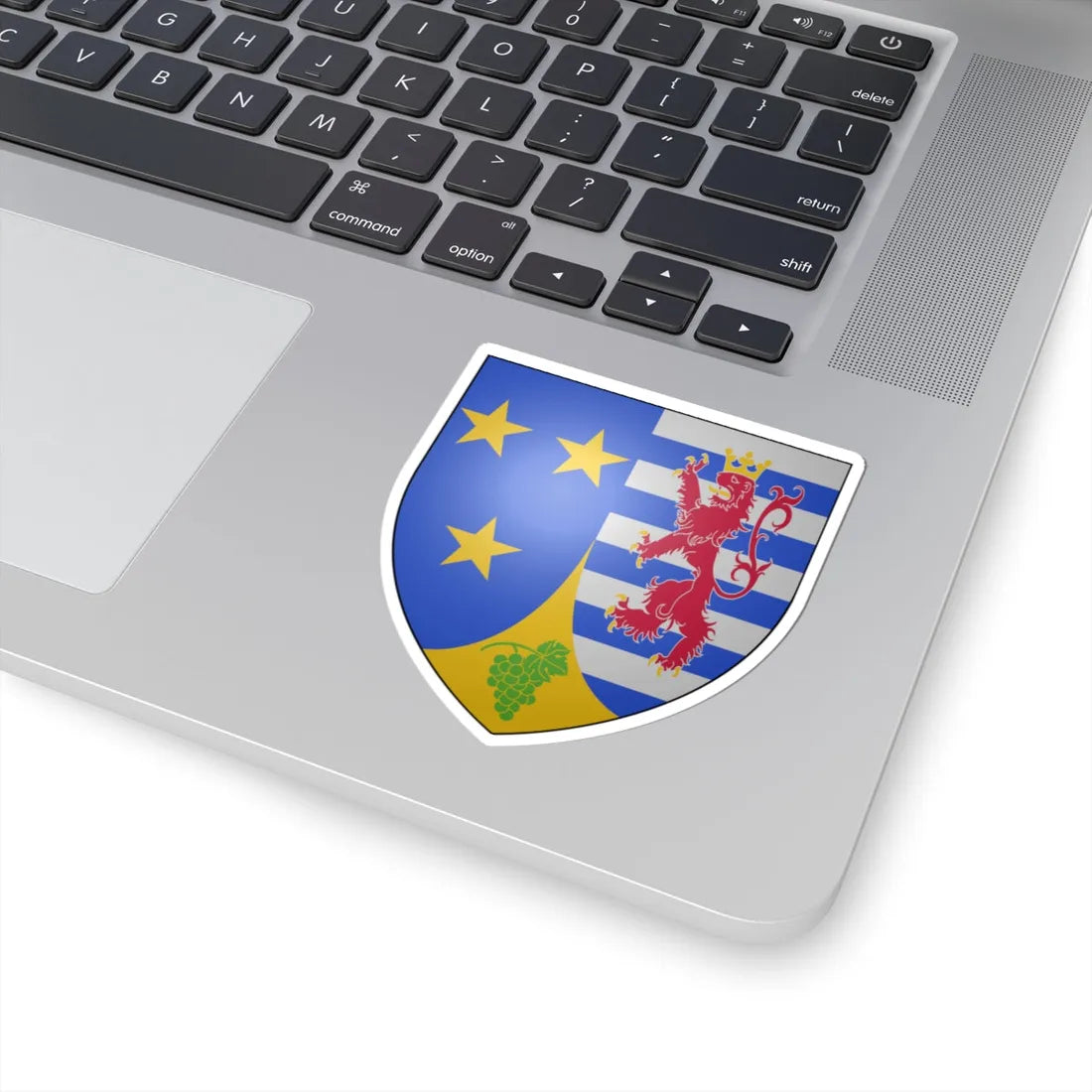 Schengen Coat of Arms (Luxembourg) (Coat of Arms) STICKER Vinyl Kiss-Cut Decal - The Sticker Space