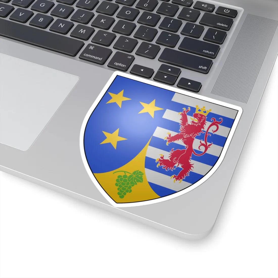 Schengen Coat of Arms (Luxembourg) (Coat of Arms) STICKER Vinyl Kiss-Cut Decal - The Sticker Space