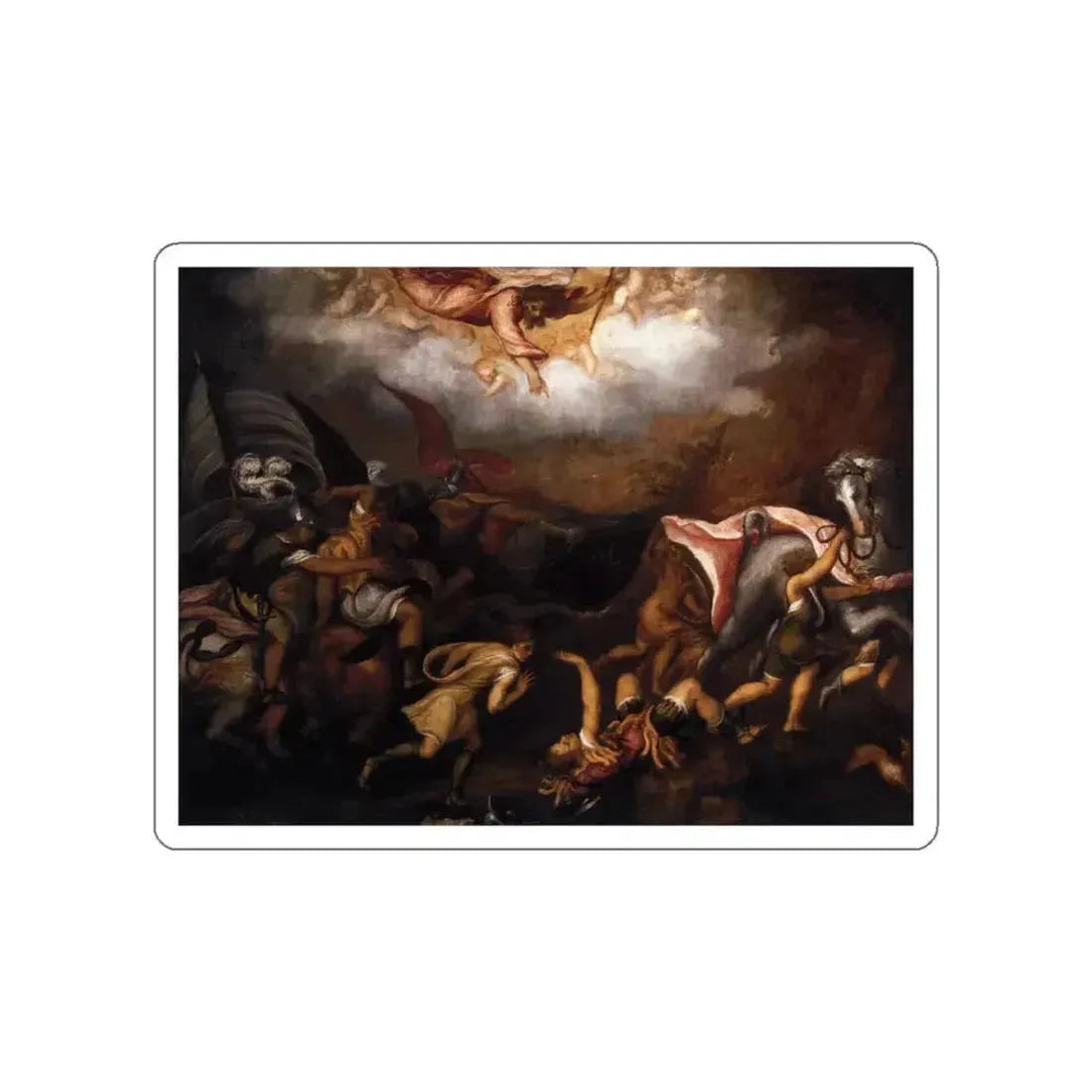 SCHIAVONE, Andrea - Conversion of Saul (Artwork) STICKER Vinyl Die-Cut Decal White Die-Cut 5 Inch - The Sticker Space