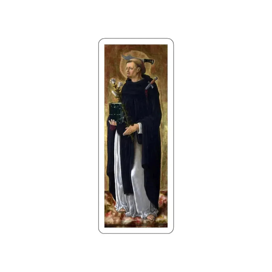 SCHIAVONE, Giorgio - Saint Peter Martyr (Artwork) STICKER Vinyl Die-Cut Decal White Die-Cut 4 Inch - The Sticker Space