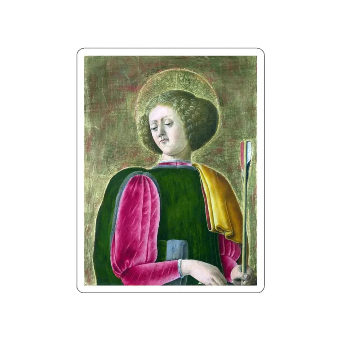 SCHIAVONE, Giorgio - Saint Sebastian (Artwork) STICKER Vinyl Die-Cut Decal - The Sticker Space