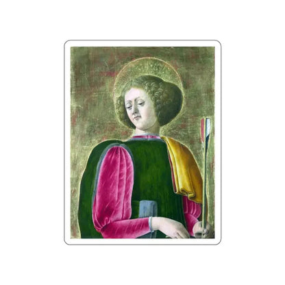 SCHIAVONE, Giorgio - Saint Sebastian (Artwork) STICKER Vinyl Die-Cut Decal White Die-Cut 5 Inch - The Sticker Space