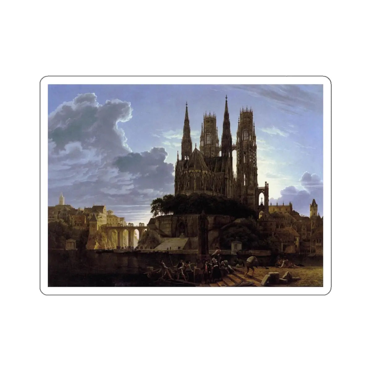 SKU:19357916338153808219 Sticker types:White Shape:Die-Cut Sizes:4" × 4"