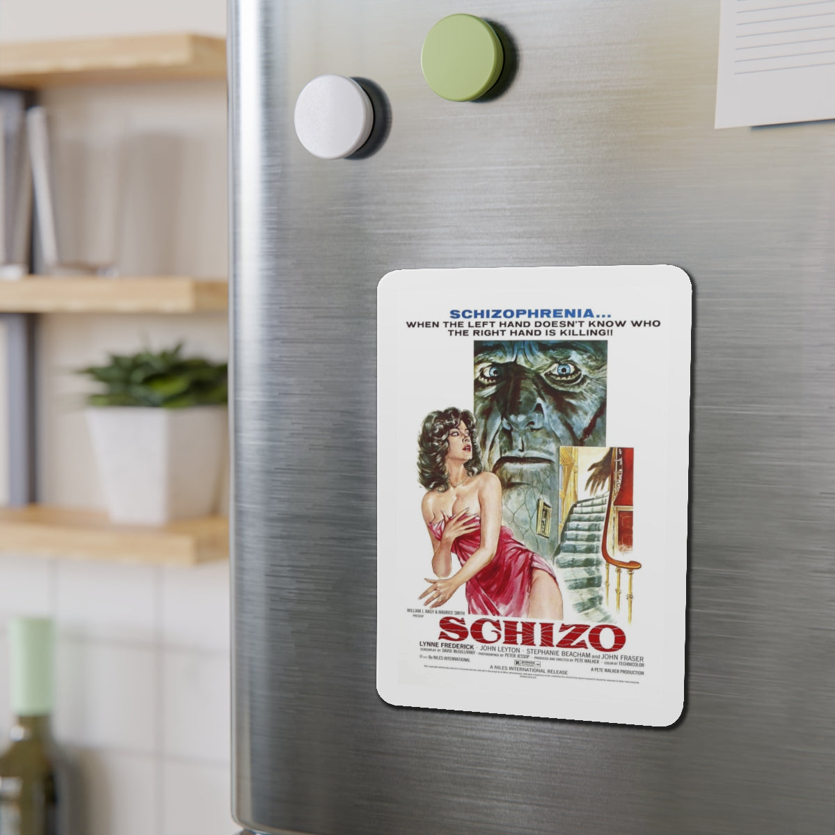 SCHIZO 1976 Movie Poster - Refrigerator Magnet-The Sticker Space