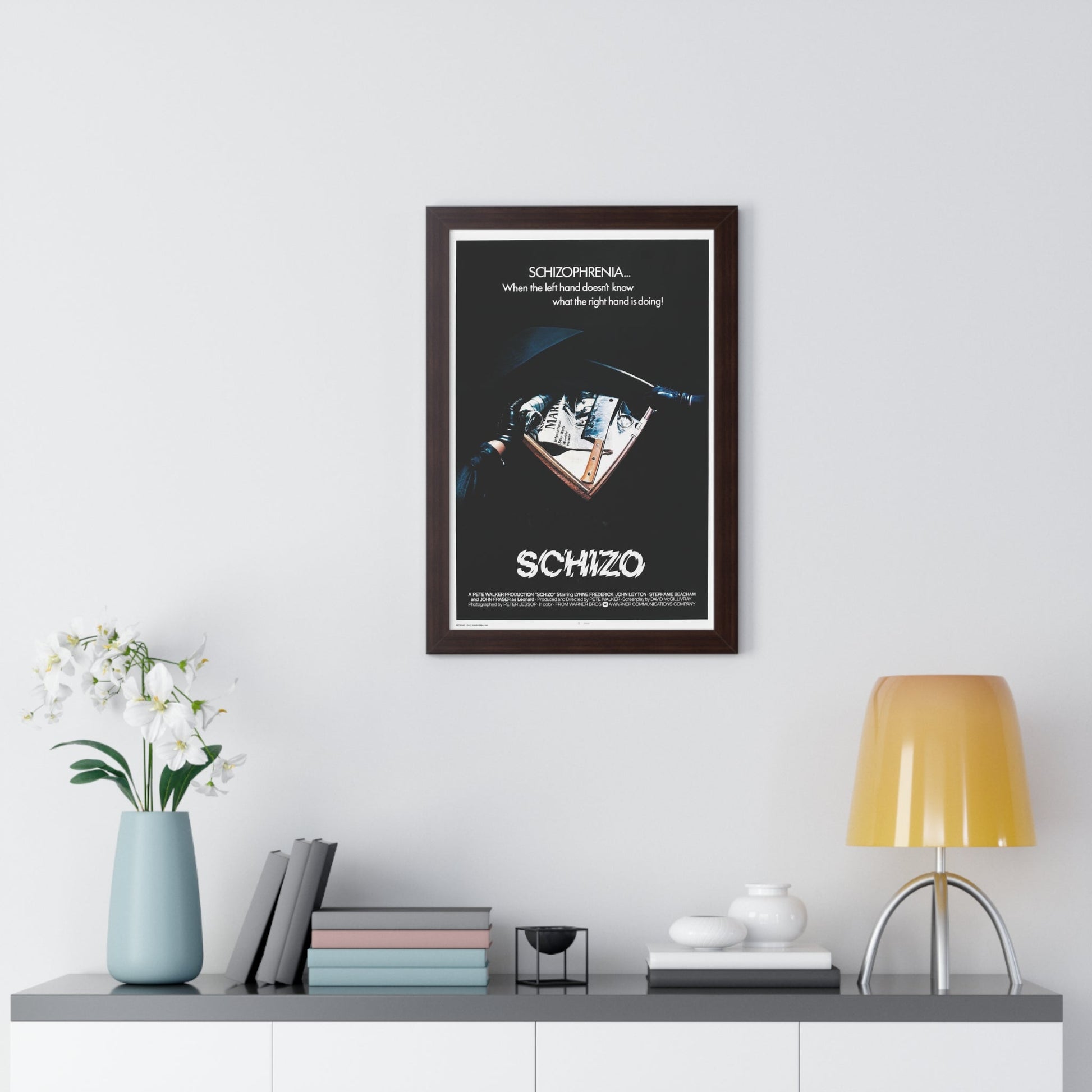 SCHIZO (2) 1976 - Framed Movie Poster-The Sticker Space