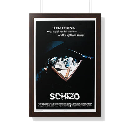 SCHIZO (2) 1976 - Framed Movie Poster-20" x 30"-The Sticker Space