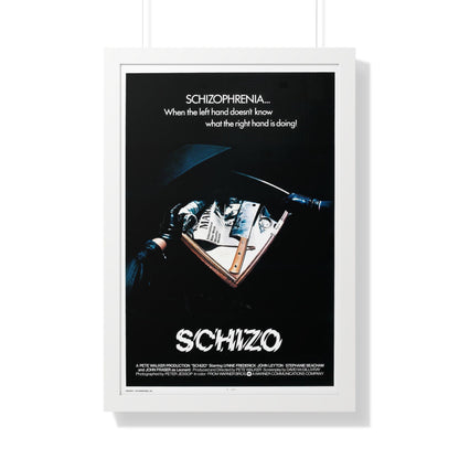 SCHIZO (2) 1976 - Framed Movie Poster-20" x 30"-The Sticker Space