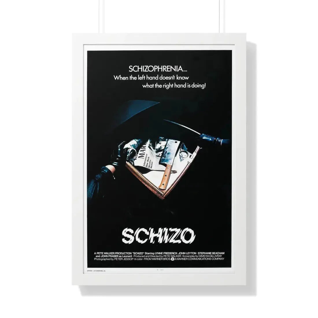 SCHIZO (2) 1976 - Framed Movie Poster - The Sticker Space