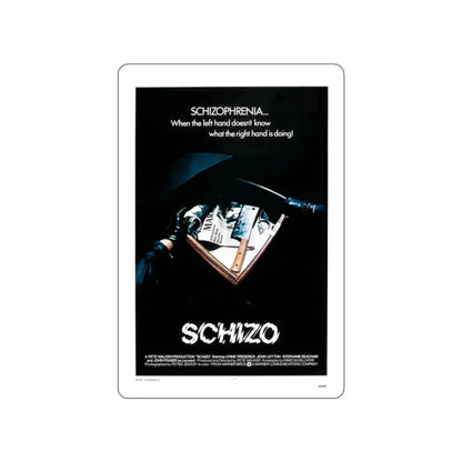 SCHIZO (2) 1976 Movie Poster STICKER Vinyl Die-Cut Decal 2 Inch - The Sticker Space