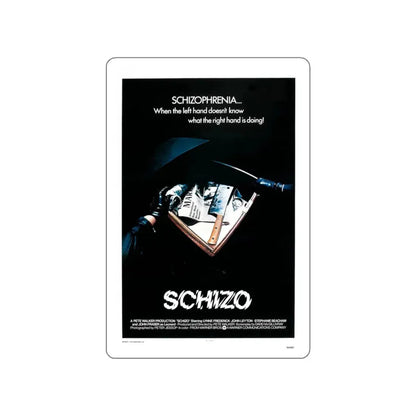 SCHIZO (2) 1976 Movie Poster STICKER Vinyl Die-Cut Decal 6 Inch - The Sticker Space