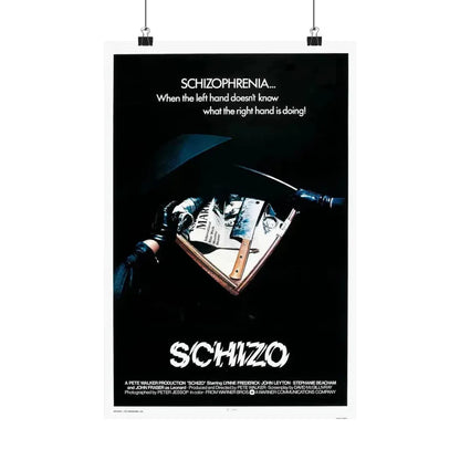 SCHIZO (2) 1976 - Paper Movie Poster 12″ x 18″ Matte - The Sticker Space