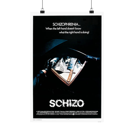 SCHIZO (2) 1976 - Paper Movie Poster-12″ x 18″-The Sticker Space