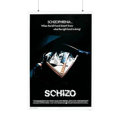 SCHIZO (2) 1976 - Paper Movie Poster 36" x 54" Matte - The Sticker Space