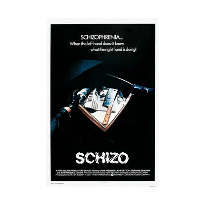 SCHIZO (2) 1976 - Paper Movie Poster - The Sticker Space