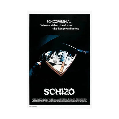 SCHIZO (2) 1976 - Paper Movie Poster - The Sticker Space