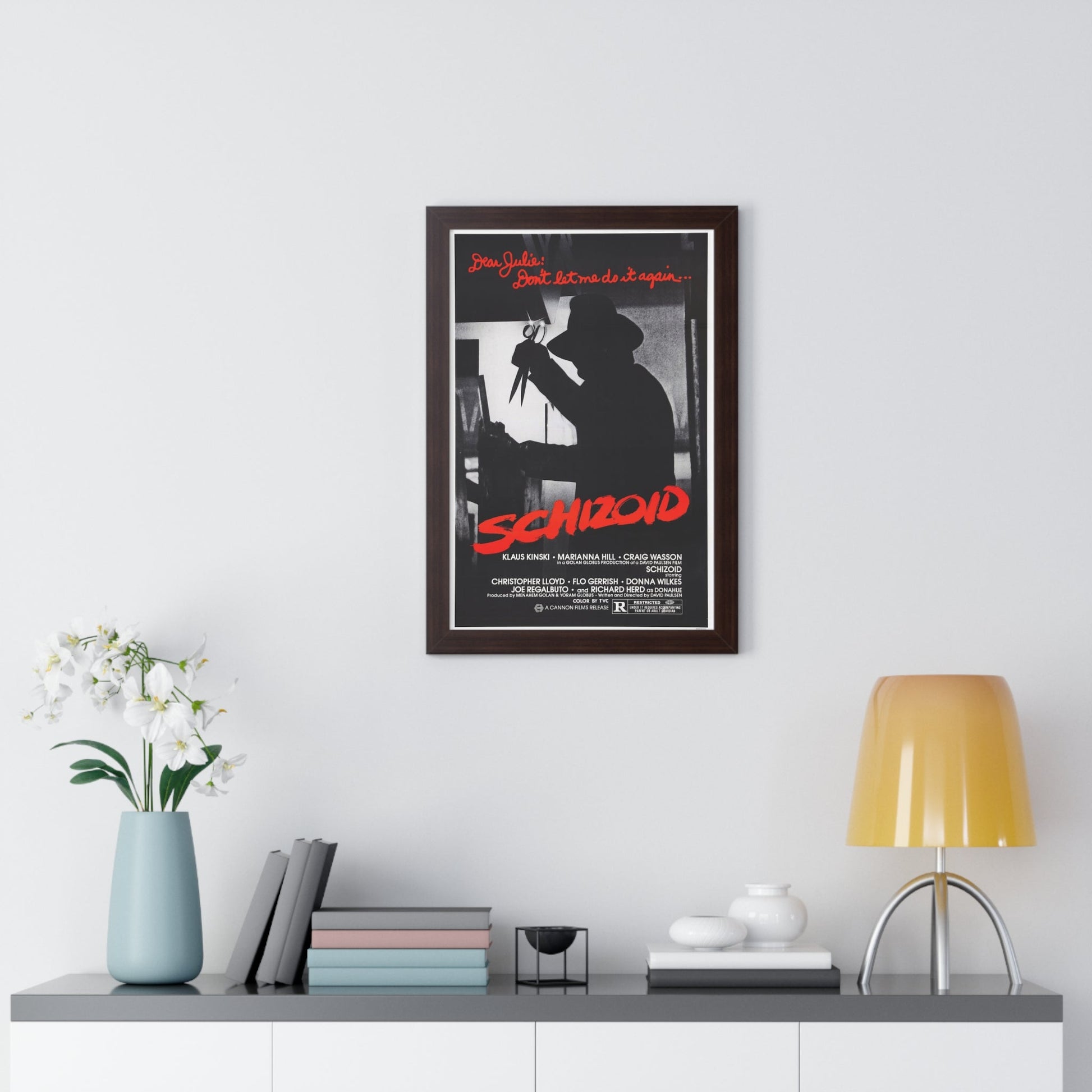 SCHIZOID 1980 - Framed Movie Poster-The Sticker Space