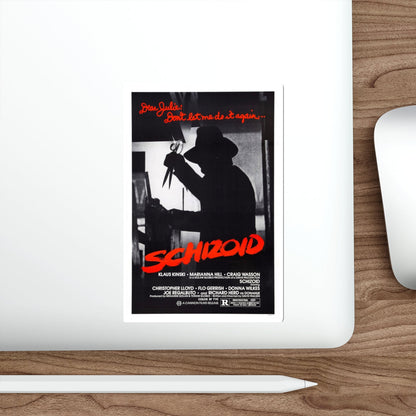 SCHIZOID 1980 Movie Poster STICKER Vinyl Die-Cut Decal-The Sticker Space