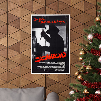 SCHIZOID 1980 - Paper Movie Poster-The Sticker Space