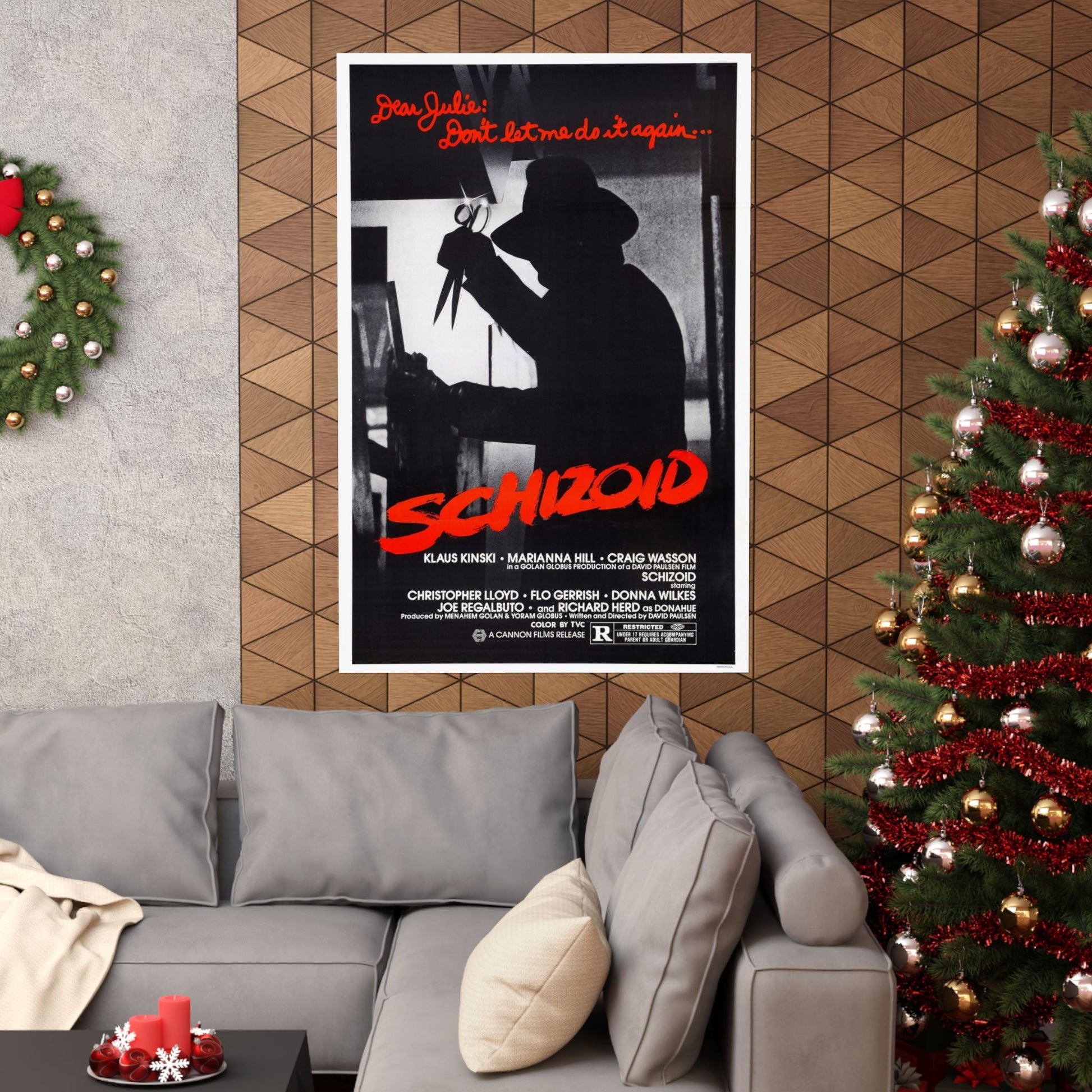 SCHIZOID 1980 - Paper Movie Poster-The Sticker Space