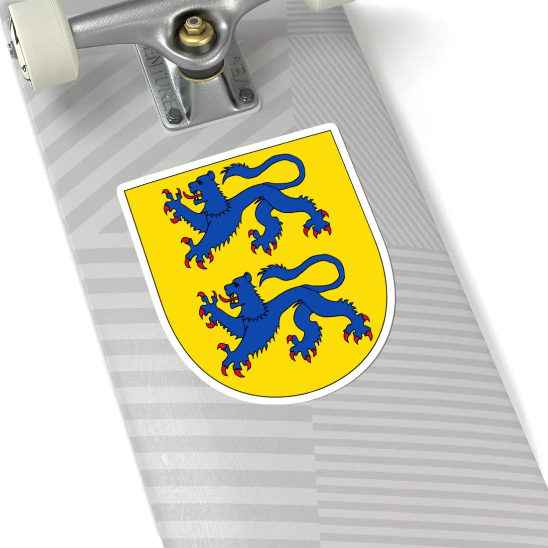 Schleswig Arms (Denmark) (Coat of Arms) STICKER Vinyl Kiss-Cut Decal - The Sticker Space