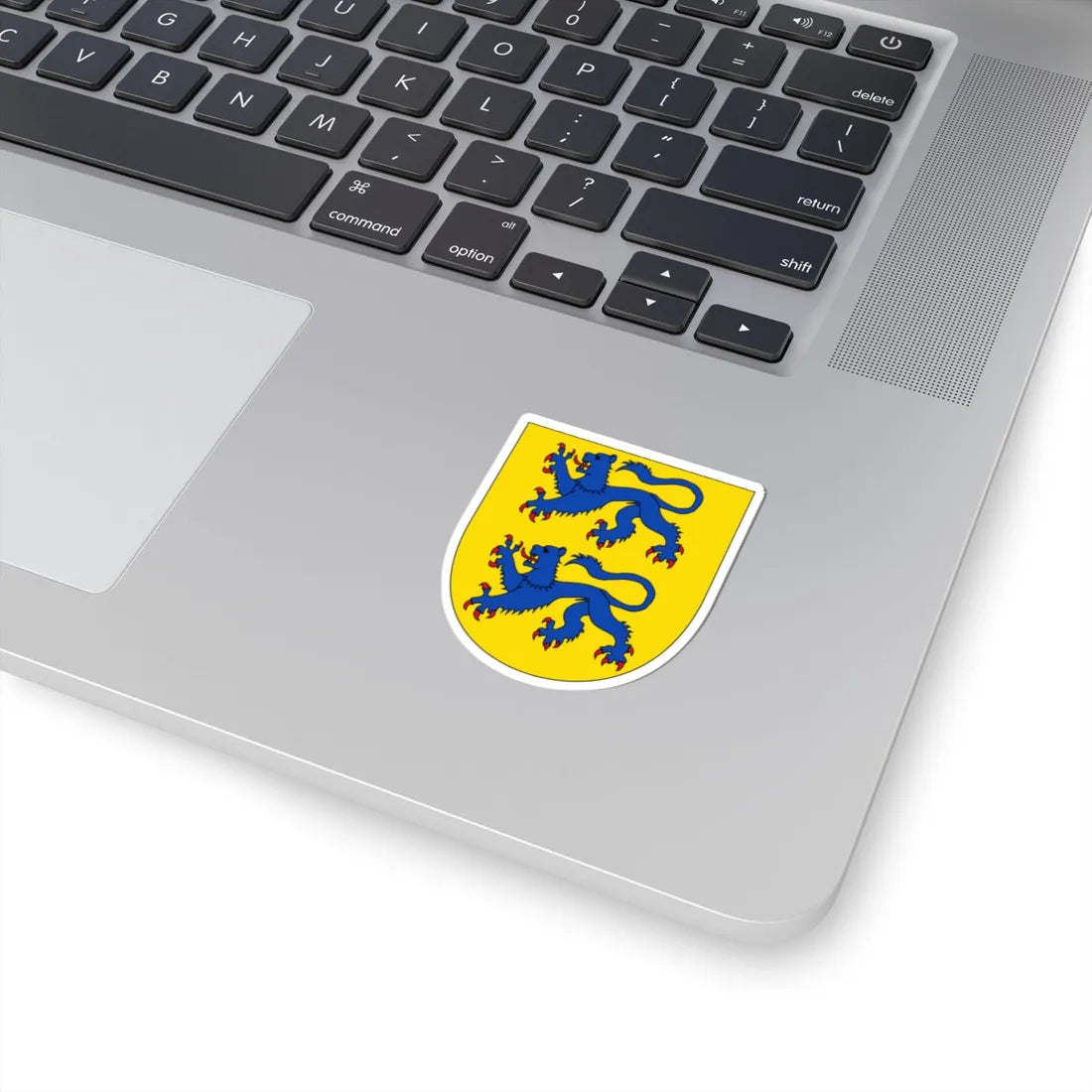 Schleswig Arms (Denmark) (Coat of Arms) STICKER Vinyl Kiss-Cut Decal - The Sticker Space