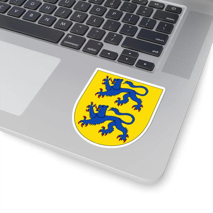 Schleswig Arms (Denmark) (Coat of Arms) STICKER Vinyl Kiss-Cut Decal - The Sticker Space