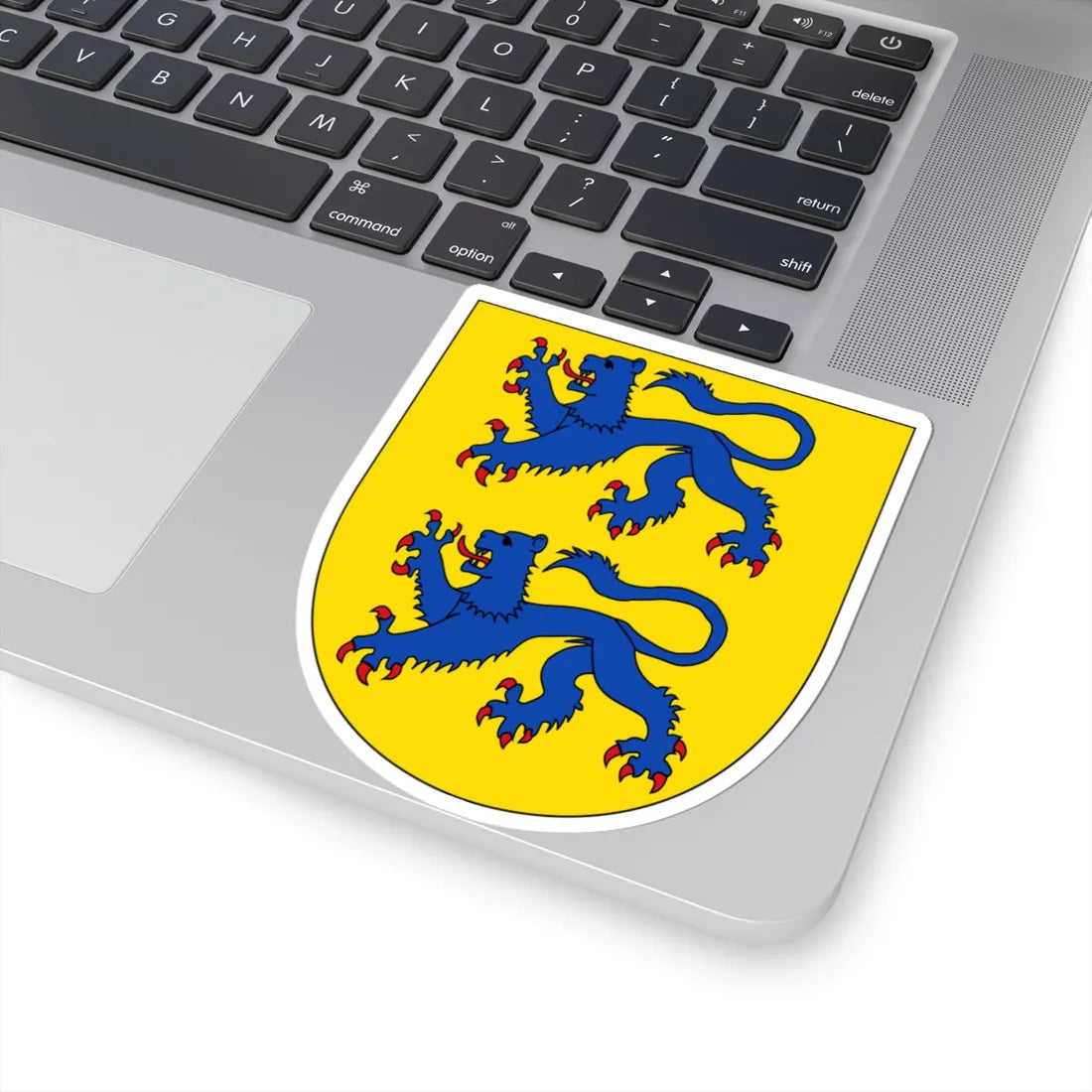 Schleswig Arms (Denmark) (Coat of Arms) STICKER Vinyl Kiss-Cut Decal - The Sticker Space