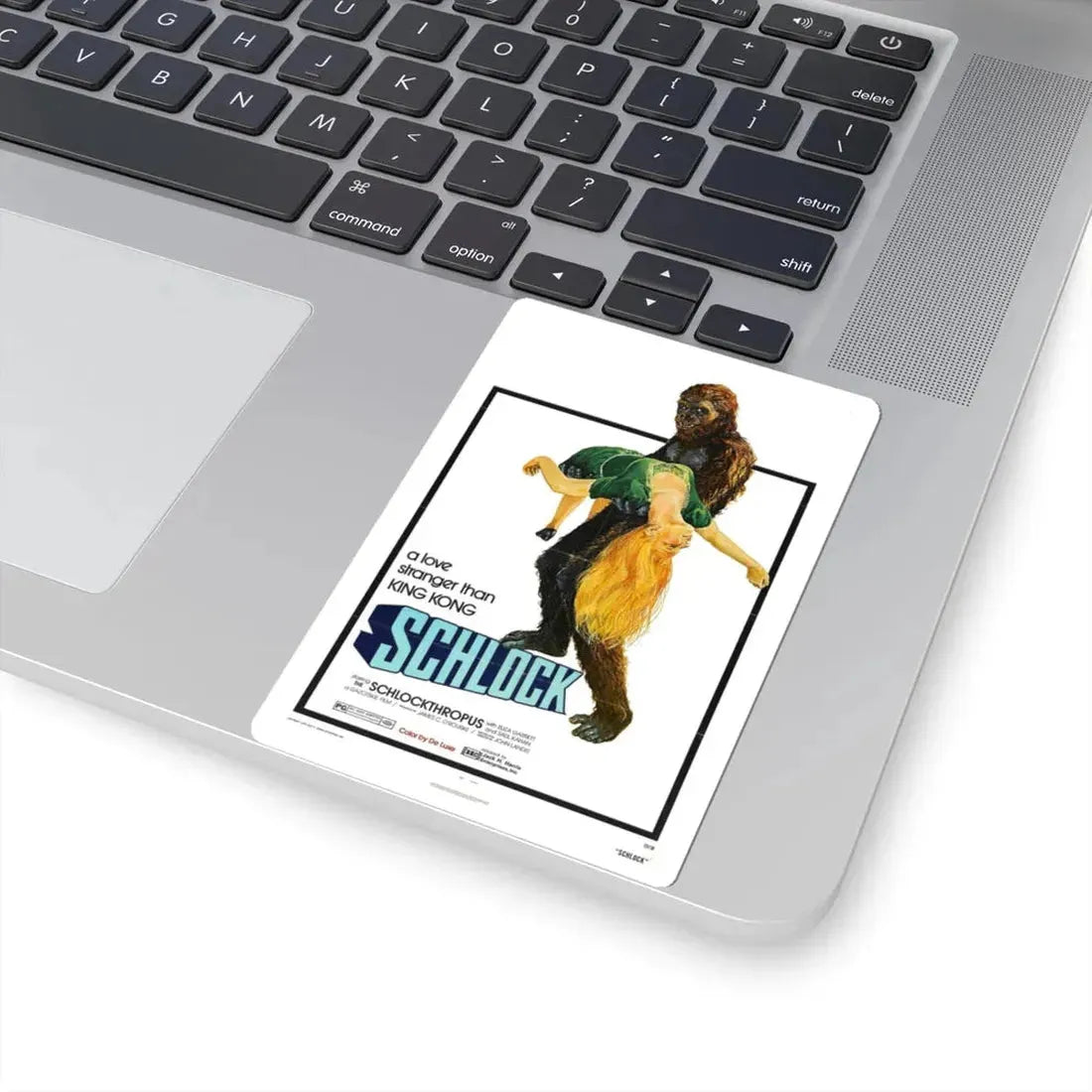 SCHLOCK 1973 Movie Poster - STICKER Vinyl Kiss-Cut Decal - The Sticker Space