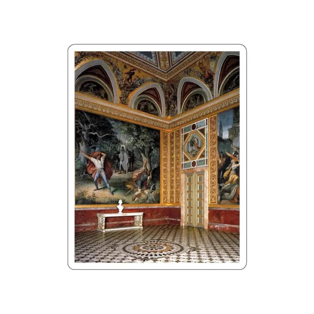 SCHNORR VON CAROLSFELD, Julius - Decoration (Artwork) STICKER Vinyl Die-Cut Decal White Die-Cut 3 Inch - The Sticker Space