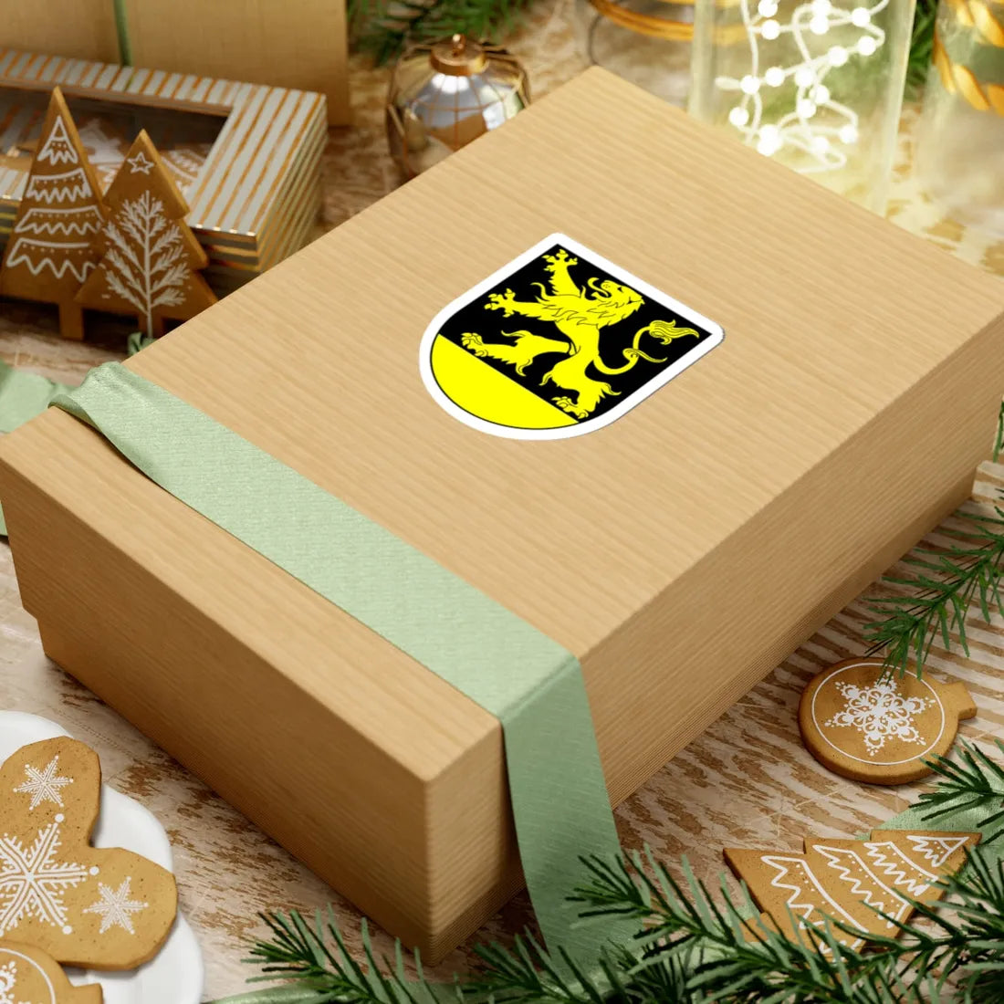 Schoeneck coat of arms (Germany) (Coat of Arms) STICKER Vinyl Kiss-Cut Decal - The Sticker Space