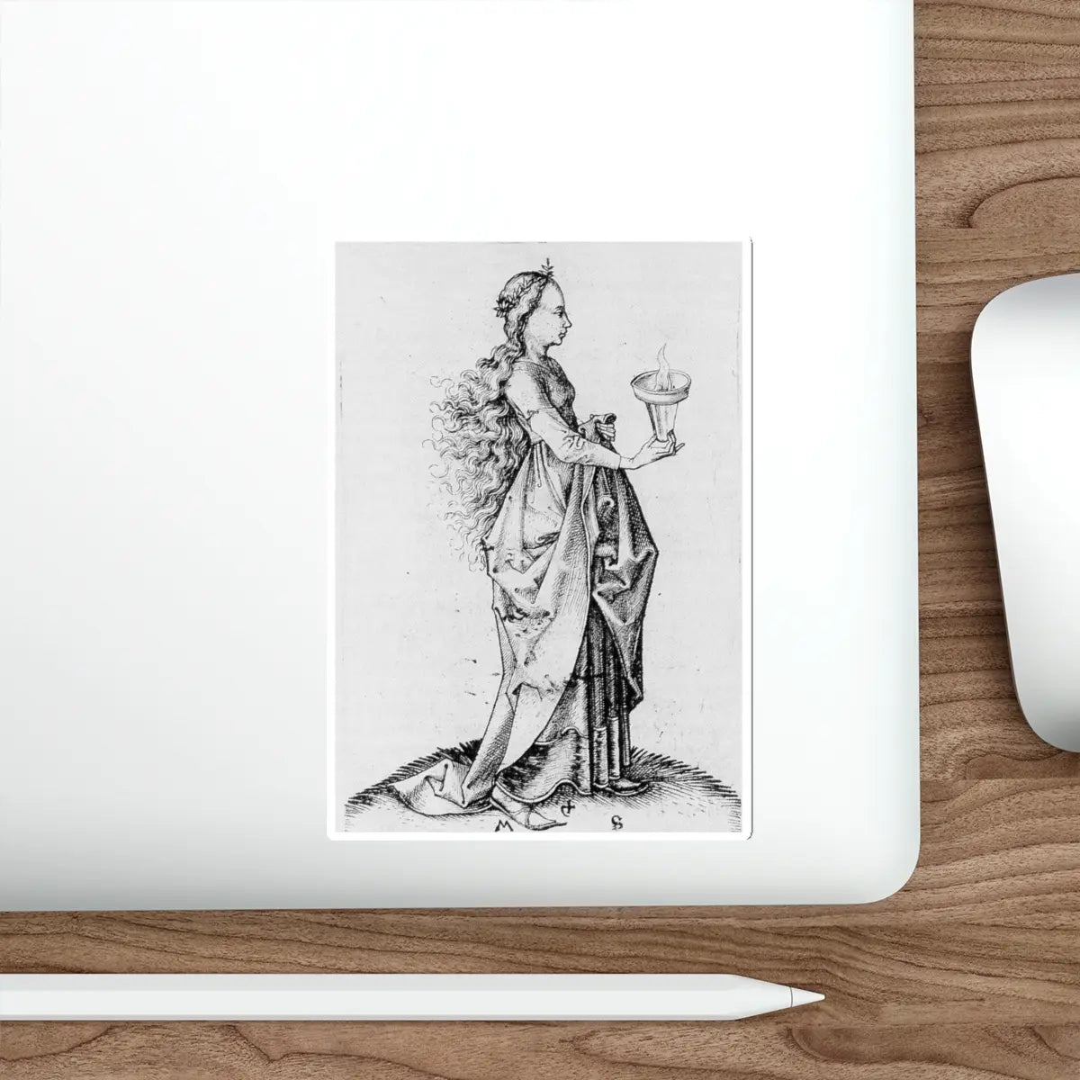 SKU:16861256450334435396 Sticker types:White Shape:Die-Cut Sizes:5" × 5"