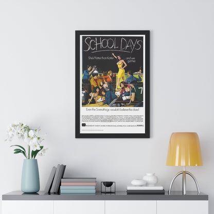 SCHOOL DAYS 1977 - Framed Movie Poster-The Sticker Space