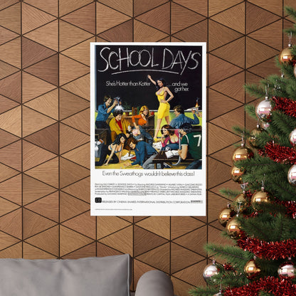 SCHOOL DAYS 1977 - Paper Movie Poster-The Sticker Space