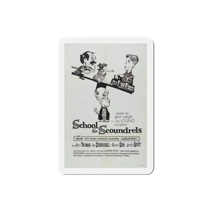 School for Scoundrels 1960 Movie Poster Refrigerator Magnet 2 Inch - The Sticker Space