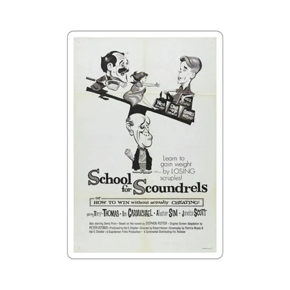 School for Scoundrels 1960 Movie Poster STICKER Vinyl Die-Cut Decal - The Sticker Space