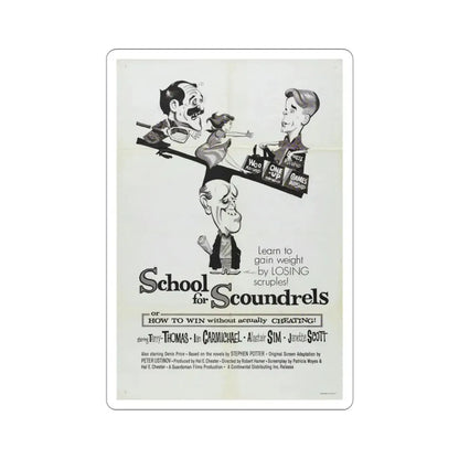 School for Scoundrels 1960 Movie Poster STICKER Vinyl Die-Cut Decal - The Sticker Space