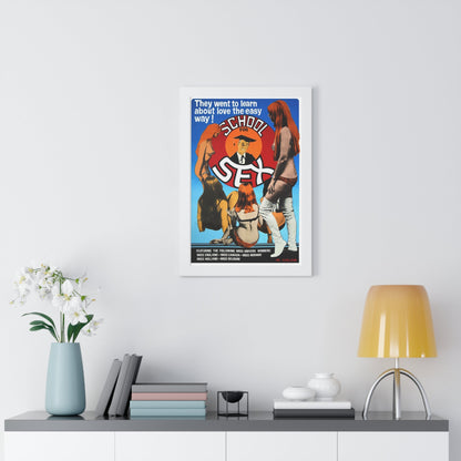 SCHOOL FOR SEX 1969 - Framed Movie Poster-The Sticker Space