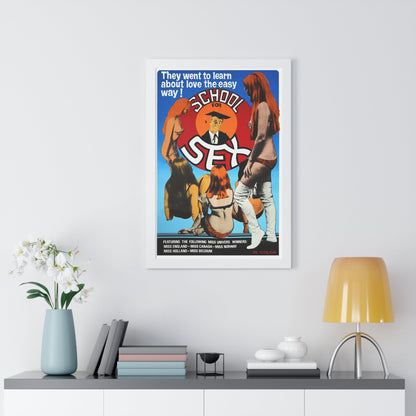 SCHOOL FOR SEX 1969 - Framed Movie Poster-The Sticker Space