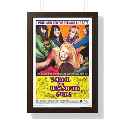 SCHOOL FOR UNCLAIMED GIRLS 1969 - Framed Movie Poster-16″ x 24″-The Sticker Space