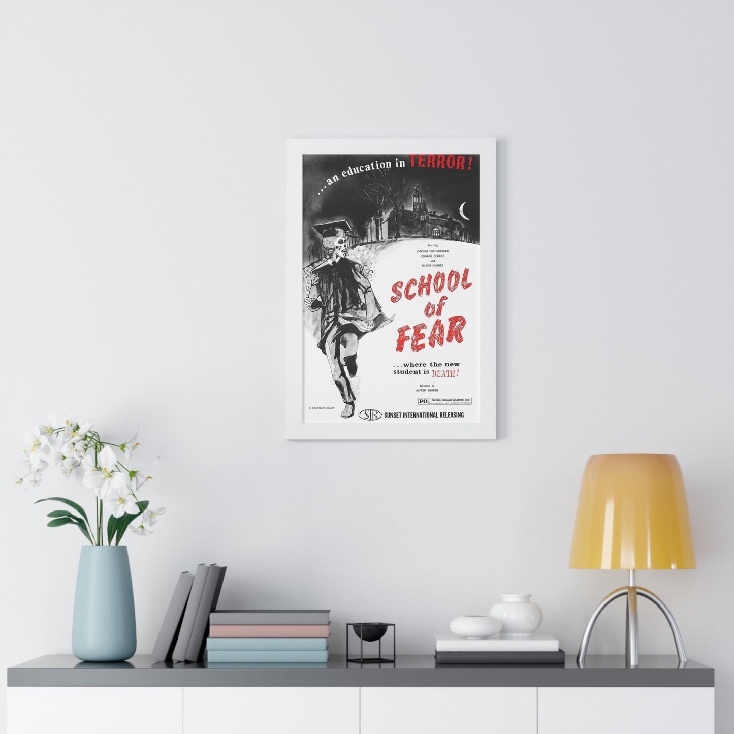 SCHOOL OF FEAR 1969 - Framed Movie Poster-The Sticker Space