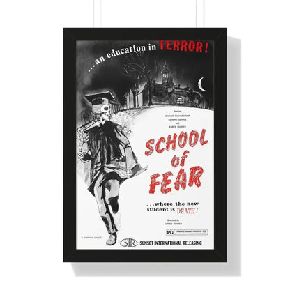 SCHOOL OF FEAR 1969 - Framed Movie Poster 16″ x 24″ Black - The Sticker Space