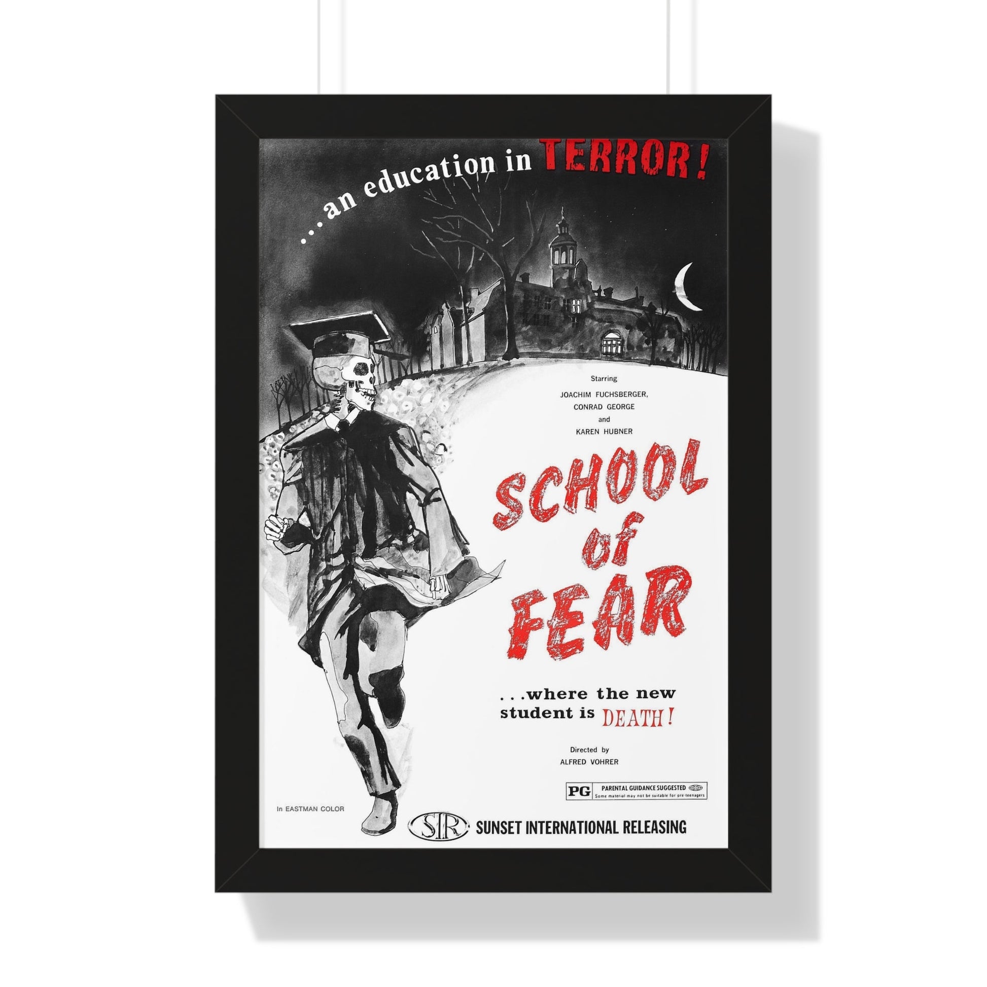 SCHOOL OF FEAR 1969 - Framed Movie Poster-16″ x 24″-The Sticker Space