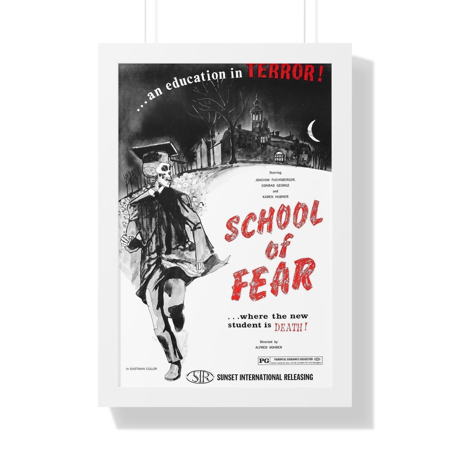 SCHOOL OF FEAR 1969 - Framed Movie Poster-16″ x 24″-The Sticker Space