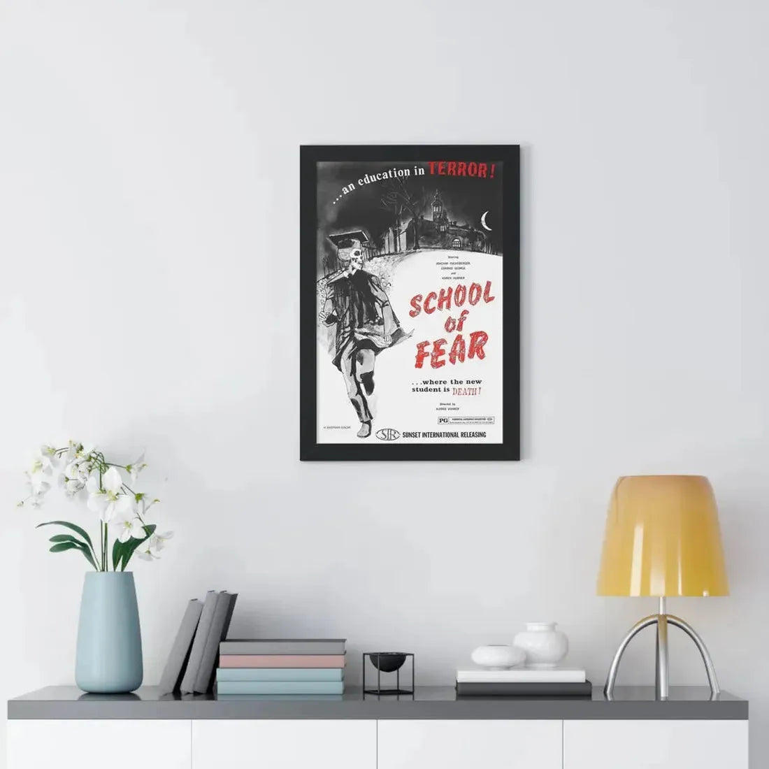 SCHOOL OF FEAR 1969 - Framed Movie Poster - The Sticker Space