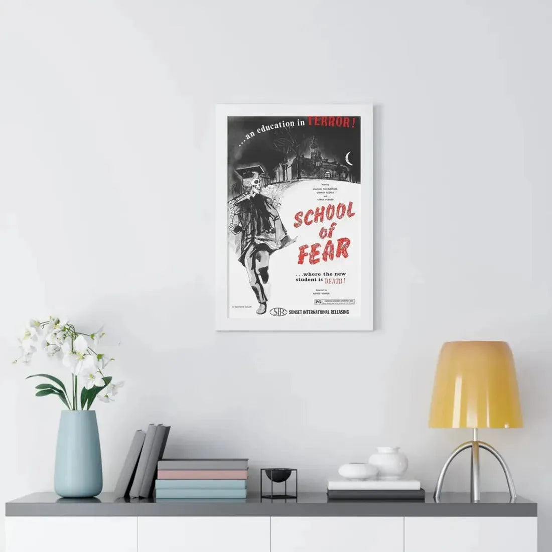 SCHOOL OF FEAR 1969 - Framed Movie Poster - The Sticker Space