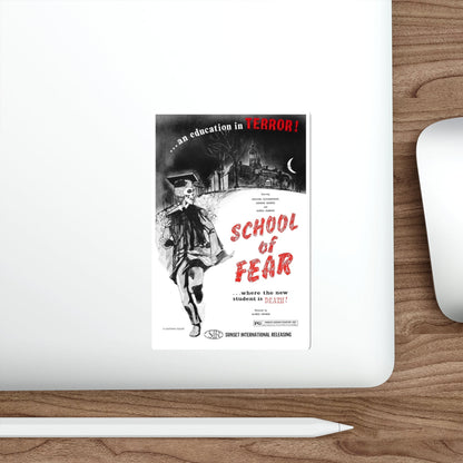 SCHOOL OF FEAR 1969 Movie Poster STICKER Vinyl Die-Cut Decal-The Sticker Space