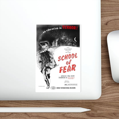 SCHOOL OF FEAR 1969 Movie Poster STICKER Vinyl Die-Cut Decal-The Sticker Space