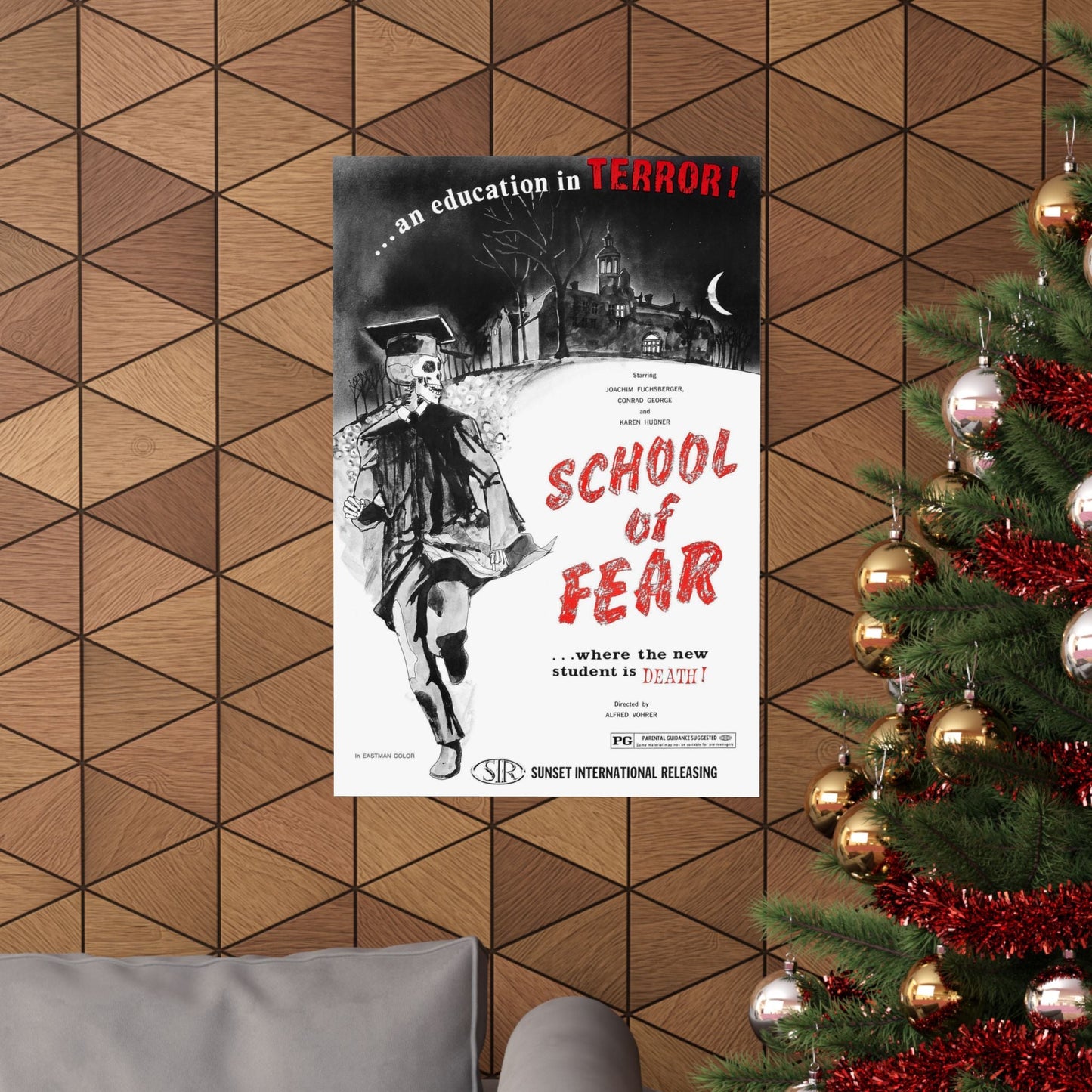 SCHOOL OF FEAR 1969 - Paper Movie Poster-The Sticker Space